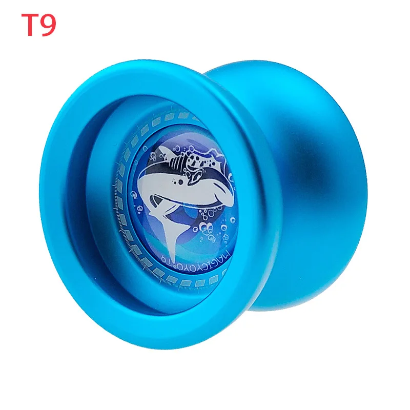 Golden YoYo Professionale – Lega Di Alluminio, Non Reattivo (Unresponsive) Con Cuscinetti Concavi, Finish Sabbiato Dorato + 3 Corde