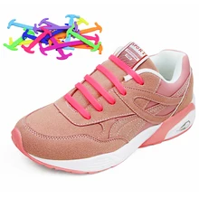 12 шт./партия, силиконовые шнурки, эластичные шнурки для обуви, специальные шнурки без галстука для мужчин и женщин, шнуровка, резина, 13 цветов