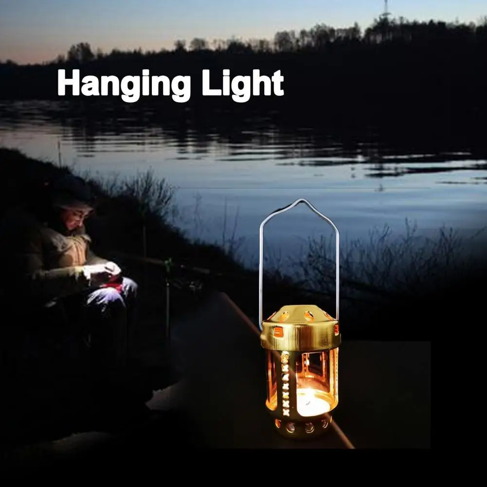 Candle Lantern Mini Bright Aluminium Alloy Brass Night Fishing Hanging Lamp for Outdoor Camping Angling Tea Light Holder | Спорт и