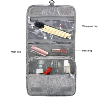 

New travel hanging makeup cosmetic bag ladies folding cosmetic storage bag waterproof handbag suitcase luggage accessories