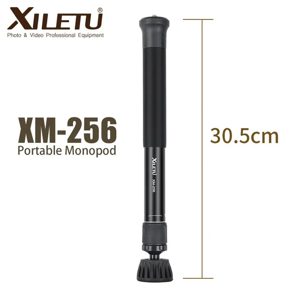 Najtaniej XILETU XM 256 Monopod 47.8 cala poręczny statyw Monopod Selfie Stick polak do aparatu kamery smartfona kamery bez lustra