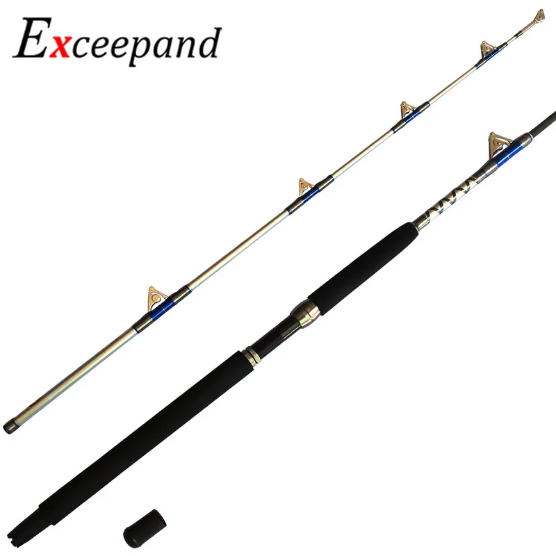 ZZ30 Deep Sea Tip Dia. 4.5mm 2.4m 2.7m 3m 3.3m 18 Layer Carbonfiber  Trolling Fishing Rod Bait 500g Seawater Protection