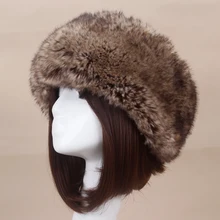 Женские шапки, Женская Русская Шапка из пушистого искусственного лисьего меха, зимняя шапка с ушками, лыжная шапка, женские шапки для осени и зимы