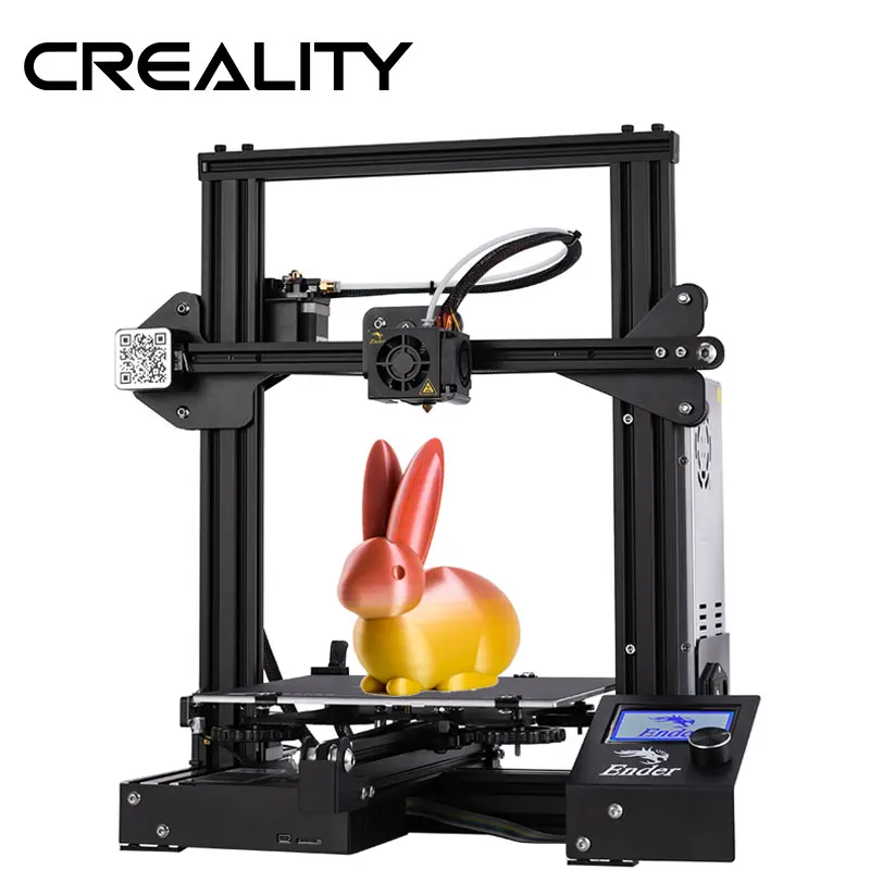 CREALITY 3d принтер Ender 3/Ender 3X из закаленного стекла опционально V slot Resume power Failed Printing DIY