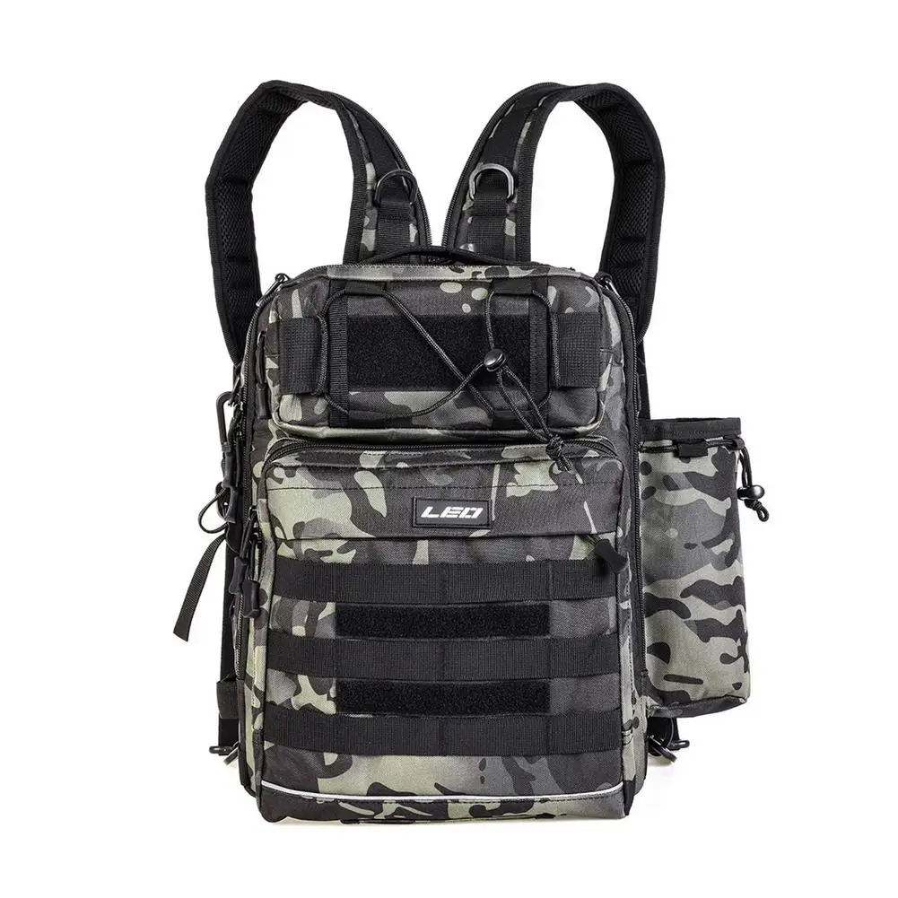 

Large Tackle Storage Bag Double One-Shoulder Multifunctional Backpack With Durability Comfortable With Multiple Methods Of Use F