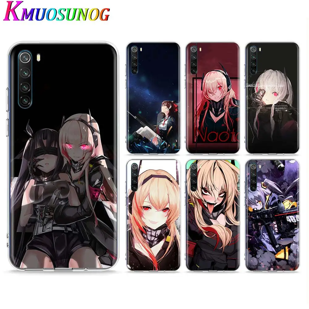 

Transparent Soft TPU Cover Anime girls frontline For Xiaomi Redmi Note 9 9S Pro Max 8T 8 7 6 5 Pro 5A 4X Phone Case