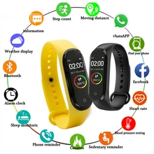 Смарт-браслет для спорта фитнес-трекер резиновые часы сердечный ритм кровяное давление Bluetooth Цифровые мужские часы для рождественского подарка