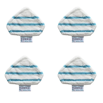 

4Pcs Mop Cloths for FSM1630 Floor Cleaning Triple-cornered Pads Cover Water Steam Mop Microfiber Mops