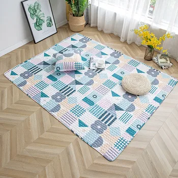

Simple modern cotton cushion carpet home children's room bedroom living room sofa cushion tatami mat free of formaldehyde carpet