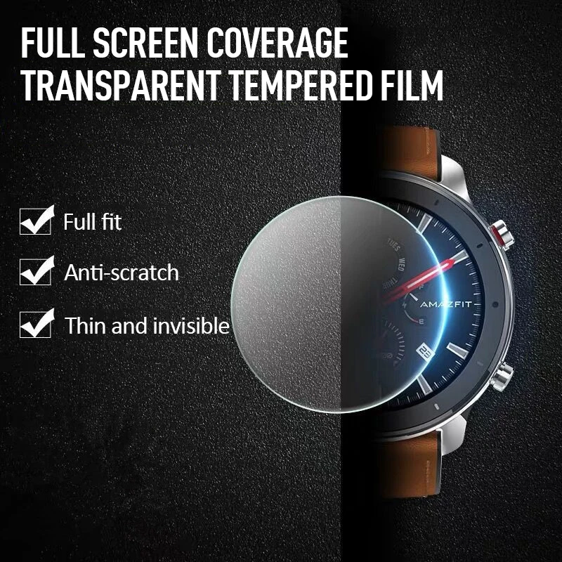 Smart Watch Film Screen Protector For Huawei Watch Amazfit T-REX Tempered Glass Screen Protector Film Smart Watch Glass