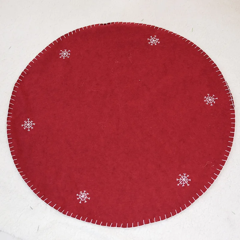100 см Юбки для ёлки шерстяного фетра борода круглый ковер Рождественское украшение для дома натальное дерево юбки год Декор