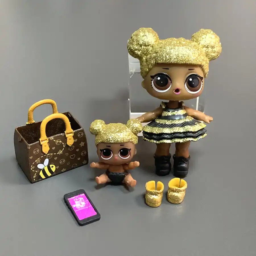 Ultra Rare LOL Surprise Doll Glitter Queen Bee Series 1 & BAG for girl gift