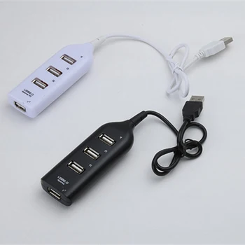 

2020 USB 2.0 High Speed 4 Ports Splitter Usb Hub Adapter for PC Laptop Computer Black and Can Only Be Used Individually