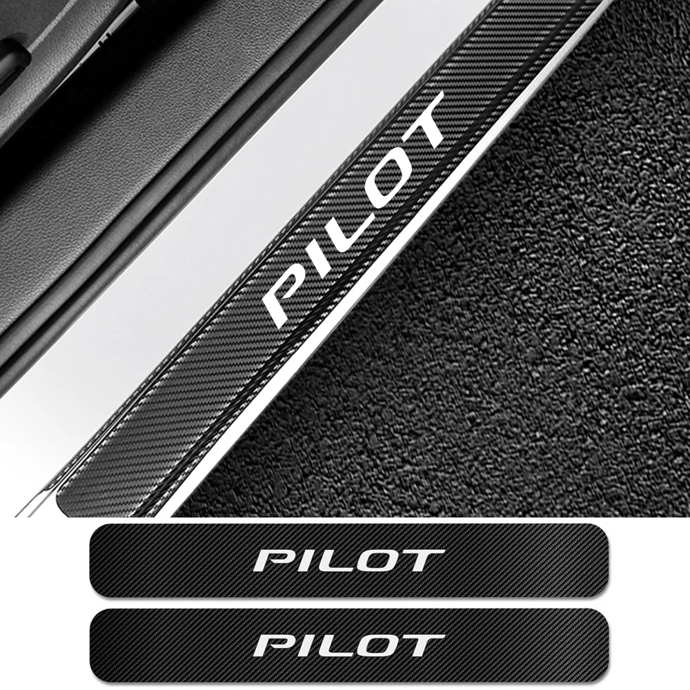 Для Honda Pilot 4 шт. автомобильные защитные наклейки на порог авто защита от царапин