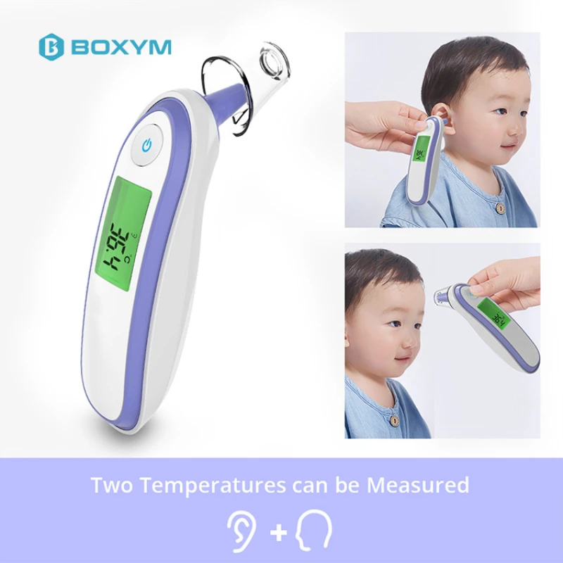 Baby/Adult Digital Termometr Infrared Forehead/Ear Body Temperature Thermometer Non-contact Fever Medical Ear Thermometre