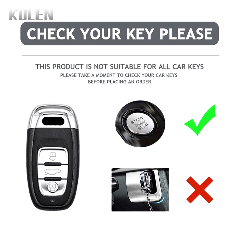 Premium TPU Car Key Case Cover - Sleek Protective Holder Accessory