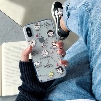 

Transparent Fresh New Year Cute Girl Iphone Case For iPhone 11 Pro Max X XR Xs Max 6 6s 7 8 Plus Soft TPU Silicone Cover Phone02