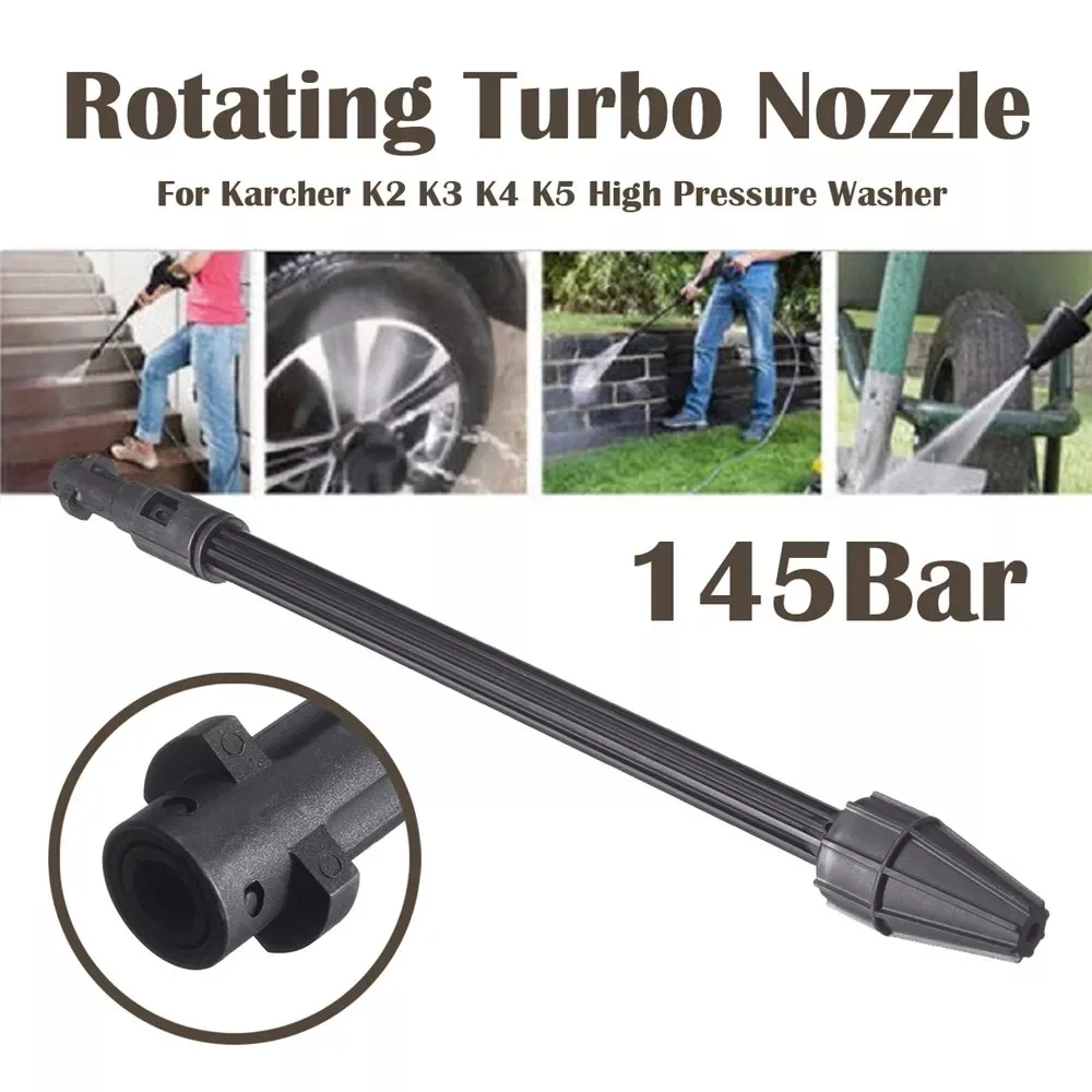

High Pressure Washer Car Water Spray Lance Wand Rotary Turbo For Karcher K2 - K7