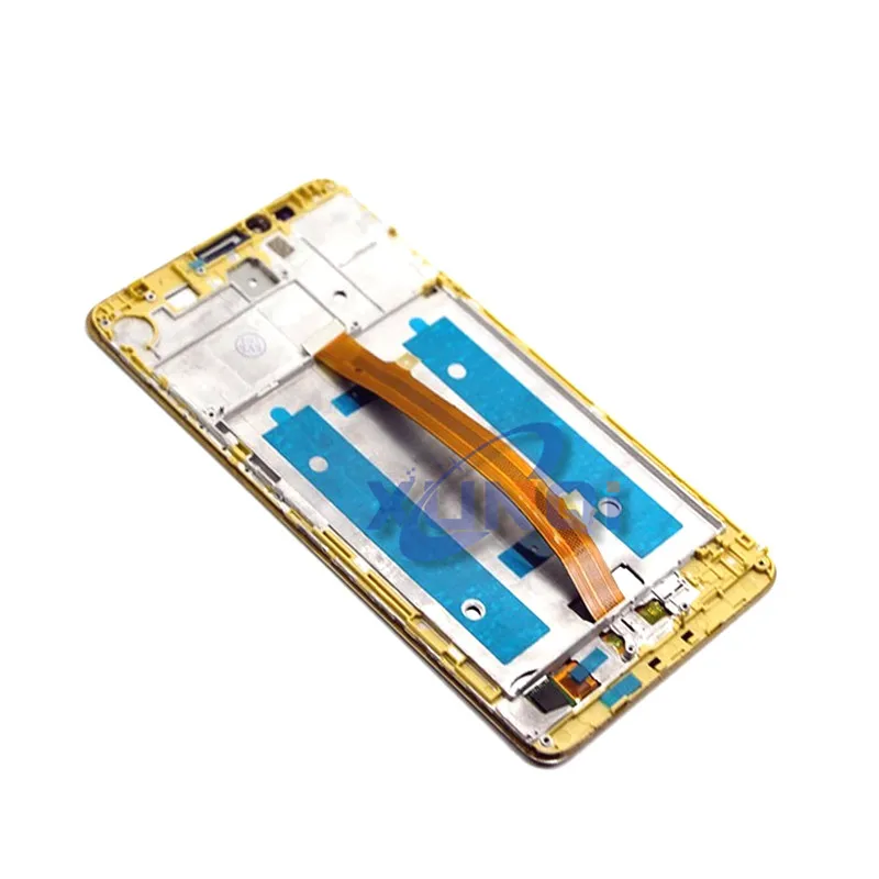 Для huawei mate 7 lcd+ кодирующий преобразователь сенсорного экрана в сборе запасные части экрана с рамкой для 6," huawei mate7 lcd