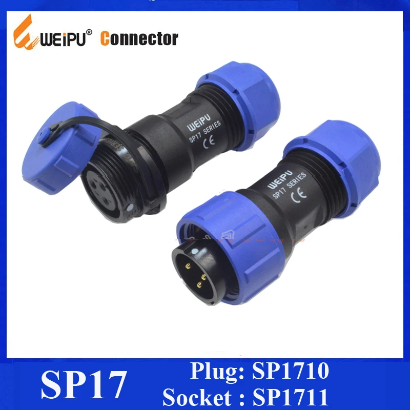 Оригинальный разъем Weipu SP17 2 3 4 5 7 9 10 контактный мама для подключения кабеля