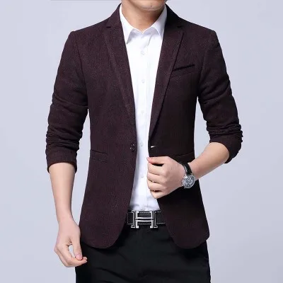 2019 Spring Autumn Luxury Men Casual Blazers New  Fashion Brand High Quality  Slim Fit  Suit Chinese Jacket
