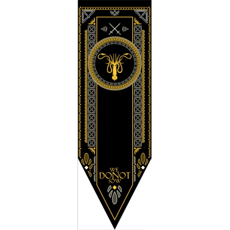 Игра престолов Старк флаг Семьи Флаг домашний декор волк Дракон полиэстер престолов баннер флаг игры украшения - Цвет: Greyjoy