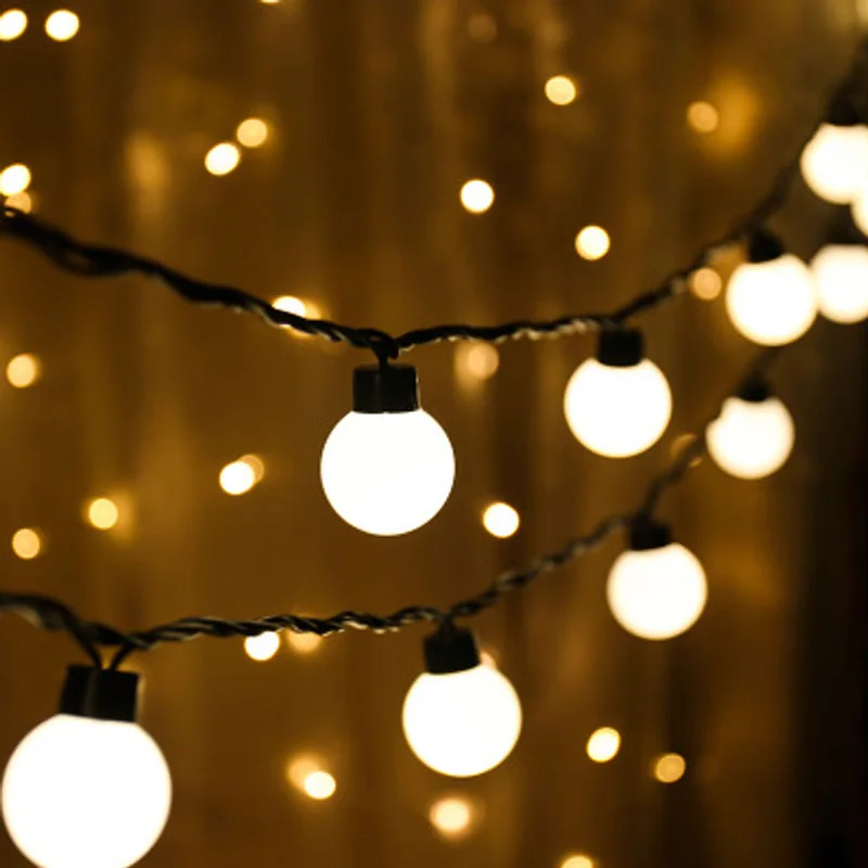 6 м 20 светодиодов винтажный ремень лампочка Свадебная гирлянда сказочные огни Рождественские Праздничные светильники для домашних мероприятий сад Рождественское украшение