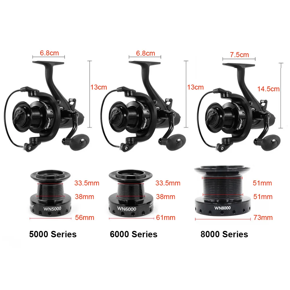 11+ 1BB 5,1: 1 Rock Wheel высокоскоростная катушка для соленой воды, уличные инструменты, полностью металлические спиннинговые рыболовные аксессуары для катушек карпа