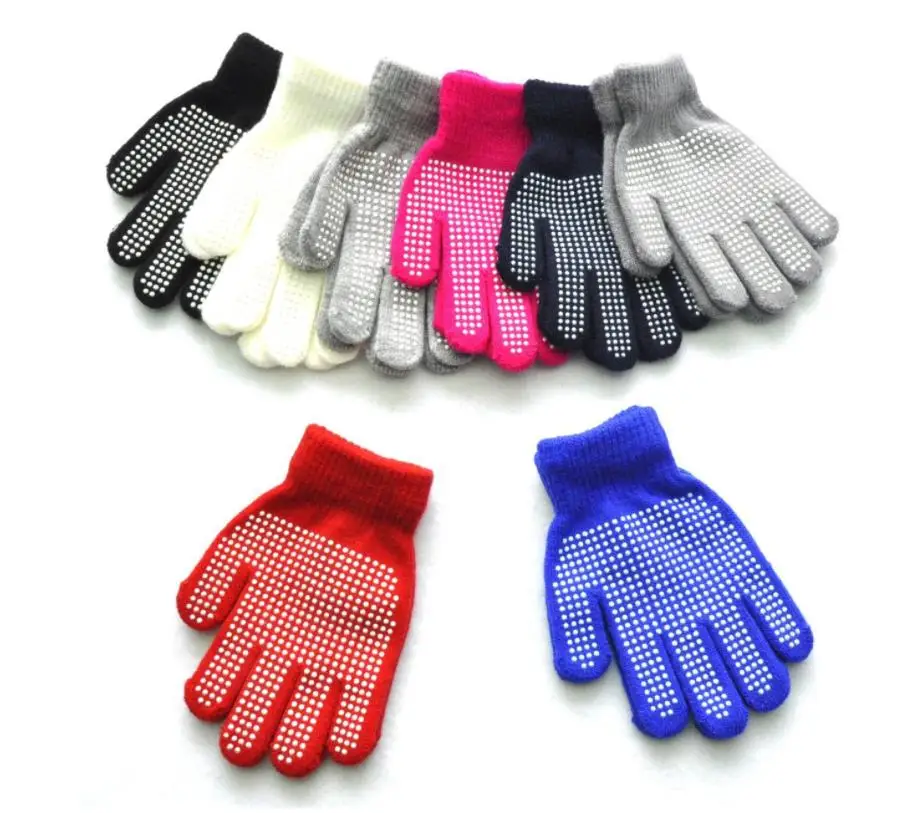 3/5 пар волшебных Растягивающихся перчаток-захватчиков для мальчиков и девочек, ассортимент детских зимних теплых перчаток одного размера, детские спортивные перчатки