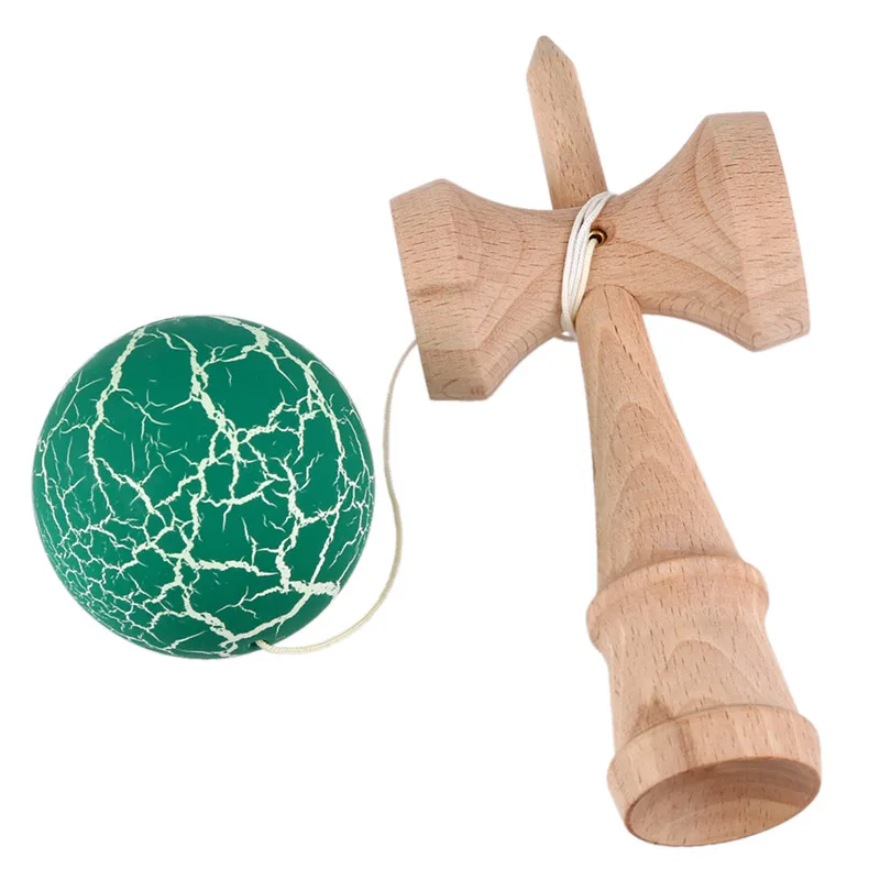 Crack paint шар Kendama умелое жонглирование игра мяч Японская Традиционная игрушка шарики Развивающие игрушки для детей-синий