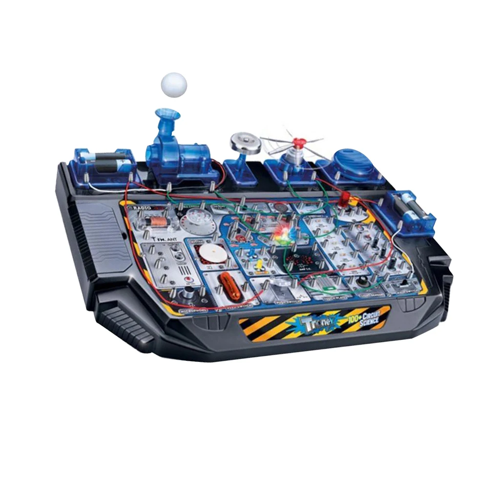 100-in-1 Science Electronic Building Circuit Kits, Innovative Learning Center Toys,  Physical Education Experiment Learning Toy
