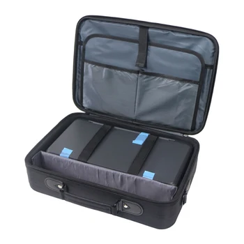 

Double Zippers Durable Storage Bag Top Handle Oxford Cloth Portable Printer Adjustable Strap Multifunctional Office For HP 258