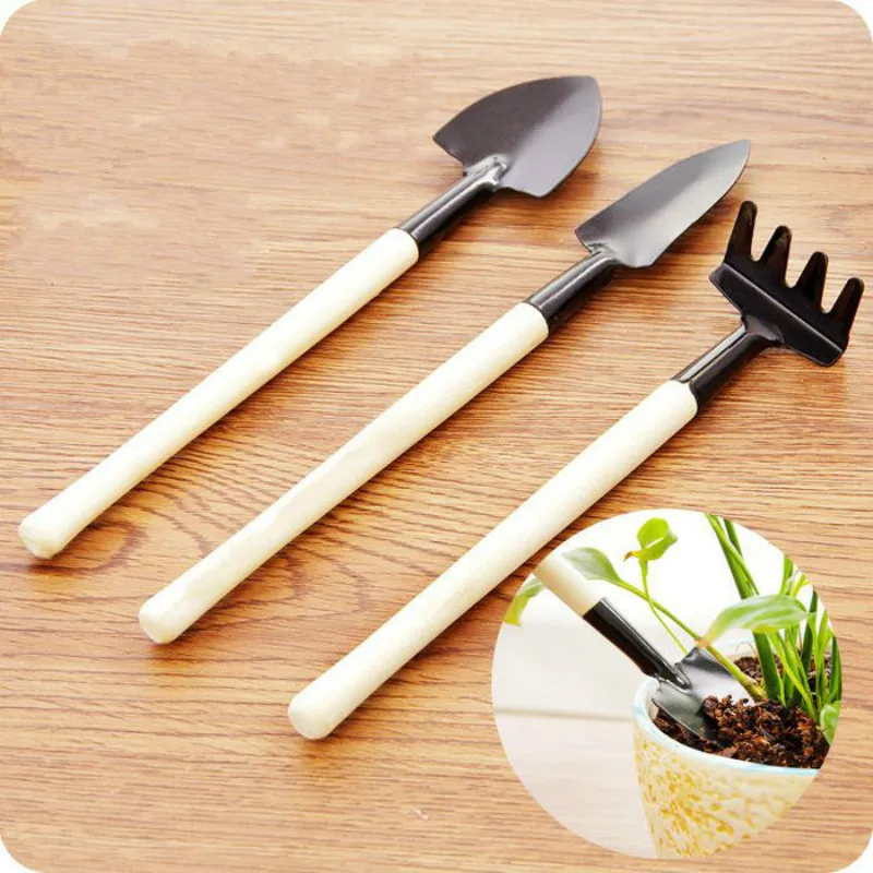 

Home Multi-functional Gardening Tools 3-piece Set of Shovel for Planting Flowers Potted Succulent Plants Soil Loosening Tools