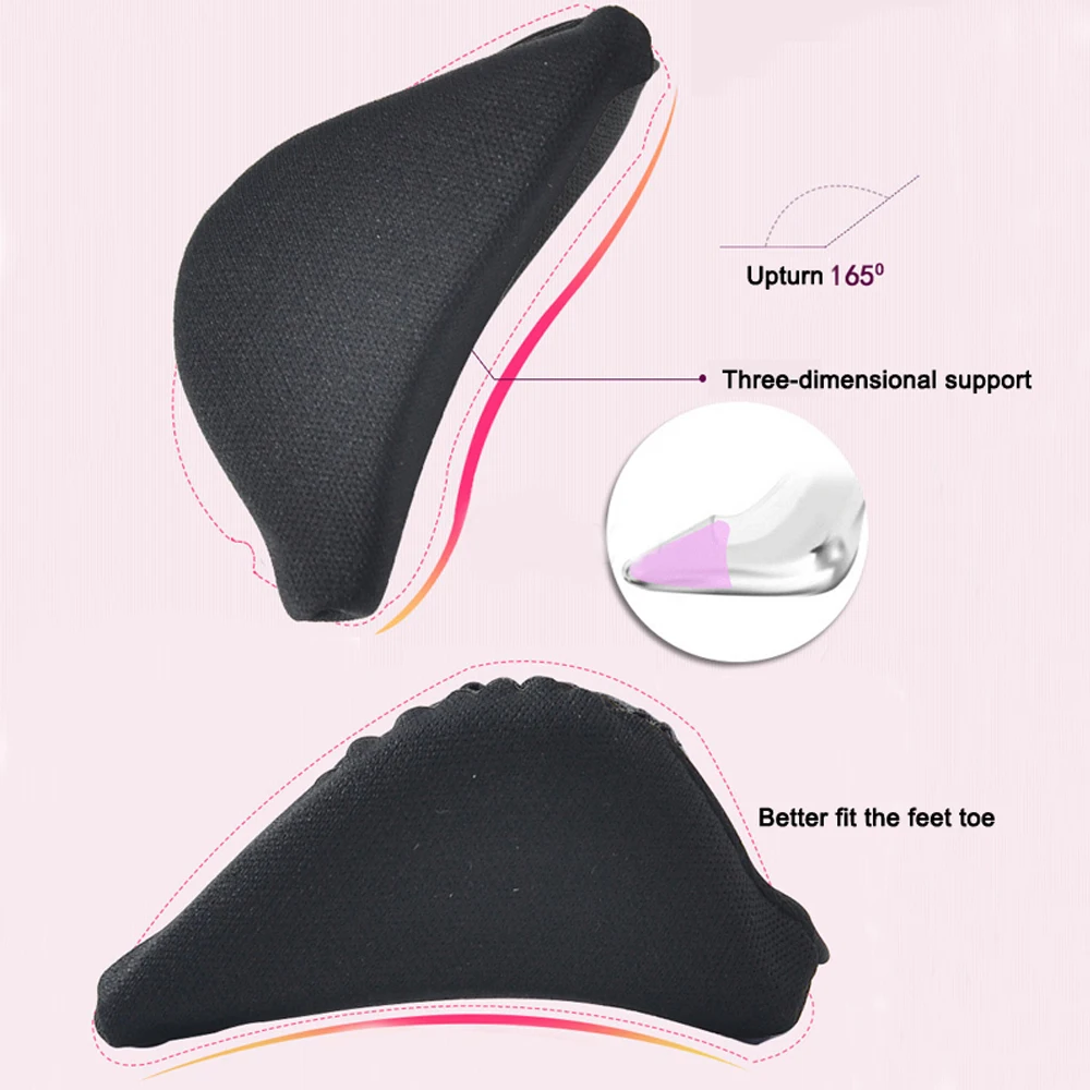 Sponge Forefoot Insert Pad for Women High Heels Accessories for Shoes Toe Plug Pain Relief Shoe Pads Reduce Shoe Size Filler shoe insoles toe pads forefoot pads forefoot cushion