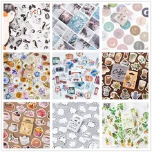 (42 стиля на выбор) наклейки для скрапбукинга в штучной упаковке, бумажный дневник, альбом, винтажное украшение с печатью @ TZ-0 (42 стиля на выбор) наклейки для скрапбукинга в штучной упаковке, бумажный дневник, альбом, винтажное украшение с печатью @ TZ-0