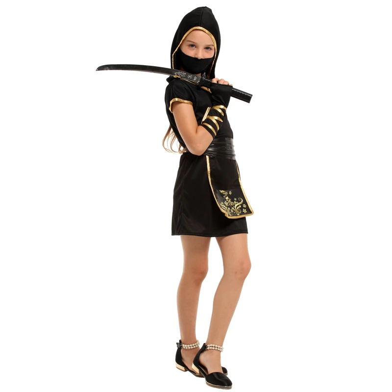 Halloween Costume For Kids Christmas New Year Party Black Boys Ninja  Assassin Warrior Purim Costumes For Children Cosplay Boy - Cosplay Costumes  - AliExpress