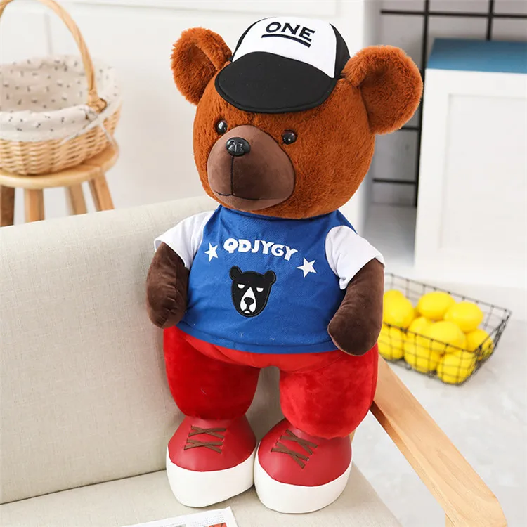 Высококачественное моделирование Swag Shar Pei Набивная игрушка собака модная панда мышь Кэт Плюшевые игрушки хип-хоп Мягкие животные подарок для мальчика