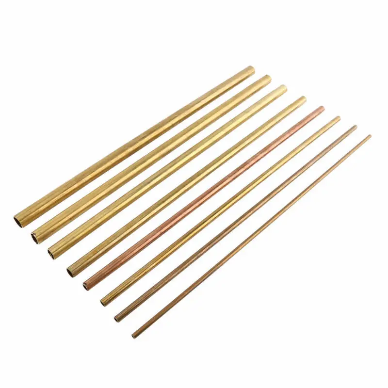 Tubo De Latón 5x0.5 Mm – 3 Piezas De 300 Mm Sin Costura Para Bricolaje, Manualidades Y Maquetismo