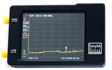 Orijinal TinySA el küçük spektrum analizörü 2.8 "TFT ekran MF/HF/VHF UHF pil