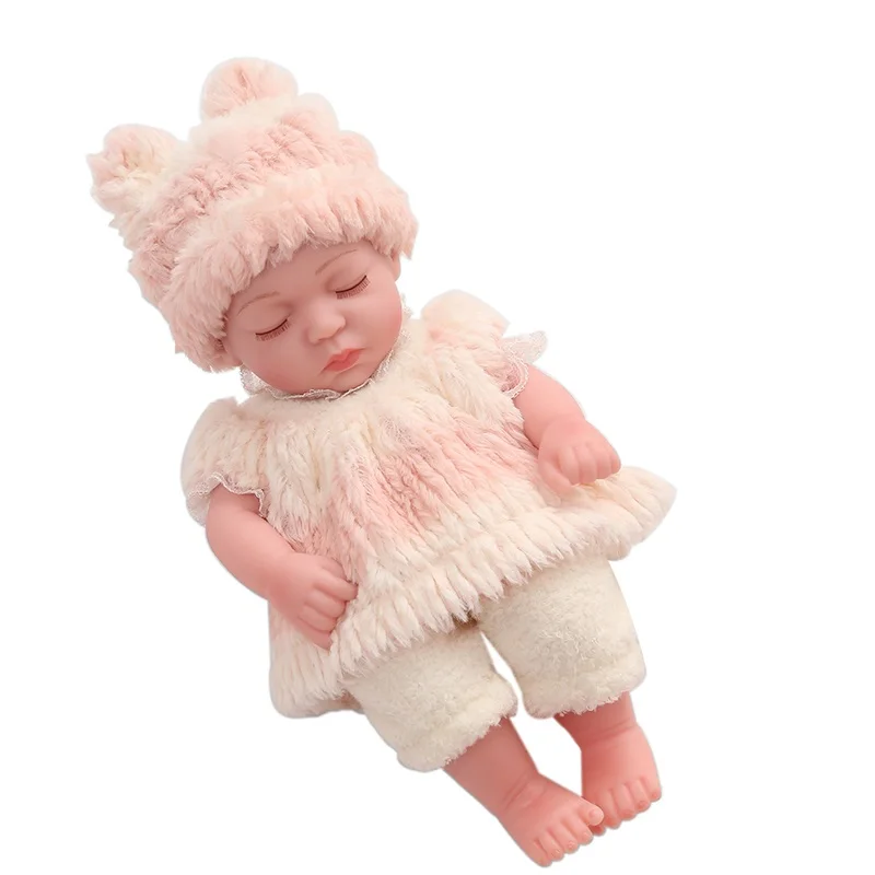 10 дюймов Reborn Baby Doll все тело Мягкая силиконовая Детская кукла мягкий винил реалистичный милый подарок на день рождения для детей - Цвет: JX275-6