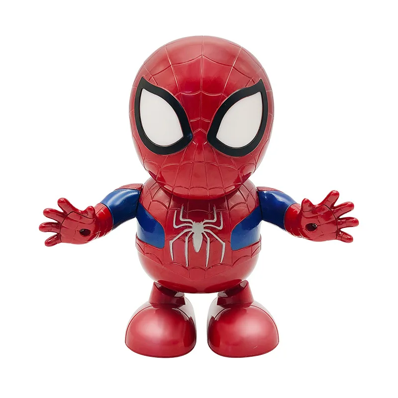 

Disney Marvel Iron Man Spider Man Hulk Bumblebee Optimus Prime Dancing Robot Children's Luminous Toys Birthday Gift for Kids