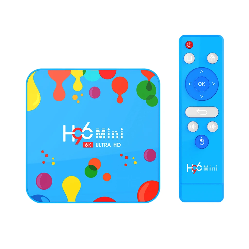 ТВ-приставка H96Mini 4 Гб ОЗУ 32/128 ПЗУ Android 9 0 Allwinner H6 четырехъядерный процессор двойной