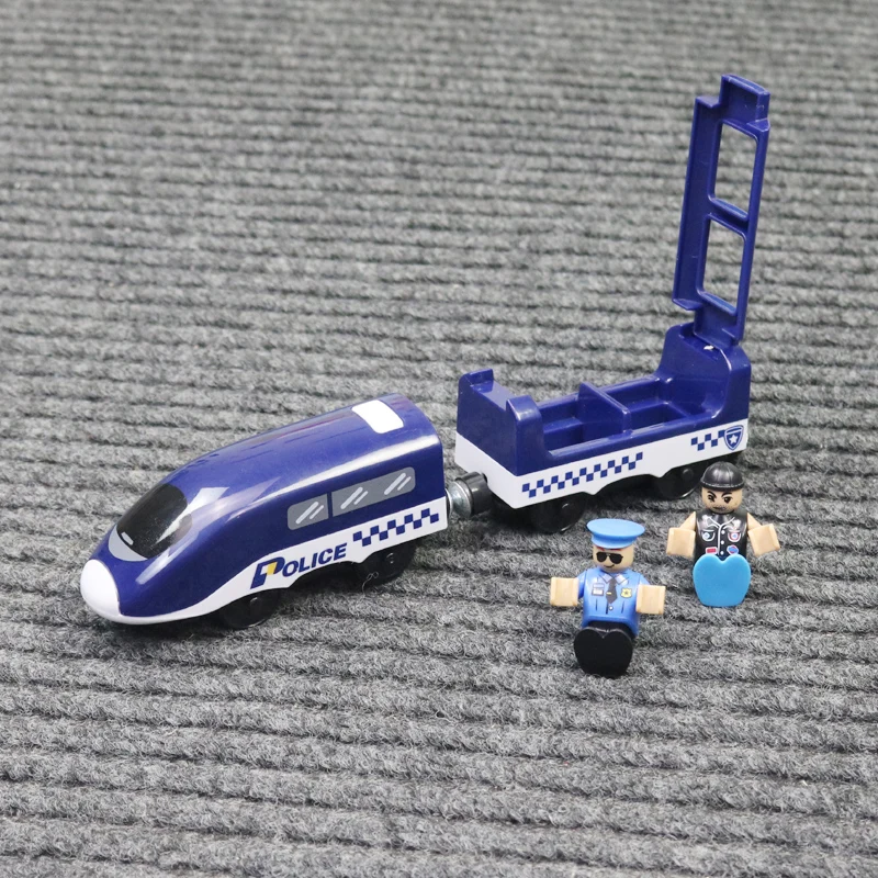 TTO38-DARKBLUE Комбинация магнитного электрического локомотива TTO22 серый ПОЕЗД ДЕРЕВЯННЫЙ трек совместим с brio трек поезд набор - Цвет: TTO38-DARKBLUE