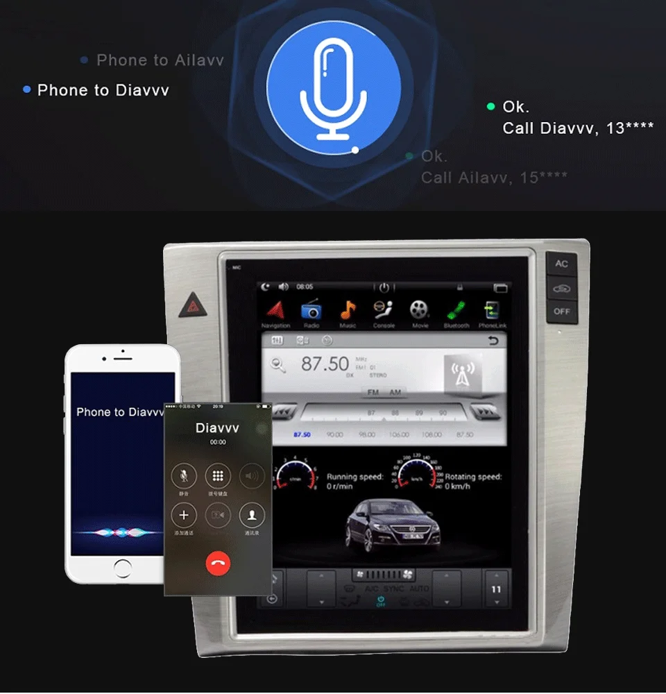 Best Android Car Radio 2 Din GPS Navigation Autoradio Bluetooth Car Multimedia Player DVD for  Volkswagen Passat Magotan CC Bluetooth 4