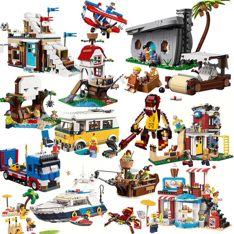 

2020 Three Forms New Ideas Bricks Compatible Lepining Ideas 21316 Building Blocks Bricks Girl Friends Kids Toys Christmas Gift