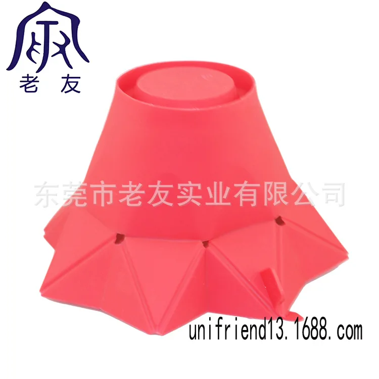 Creative Environmentally Friendly Food Grade Silicone Popcorn Bucket Foldable Popcorn Container Microwave Oven Popcorn Bucket Bo photo