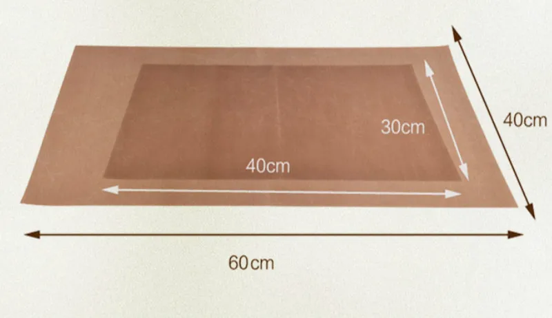 40*60 см высокотемпературный коврик для выпечки ткани лист для барбекю антимасляная ткань для выпечки линолеум повторное использование масляной бумаги инструмент для торта на продажу