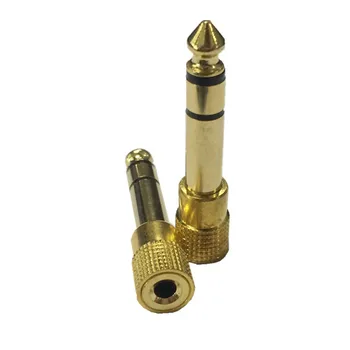 

GOLD PLATING JACK 6.38MM MALE TO 3.5MM FEMALE ADAPTER