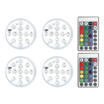 

LED13 Lamp Diving Lamp Flower Pot Decoration Lamp RGB with Remote Control Fish Tank Lamp