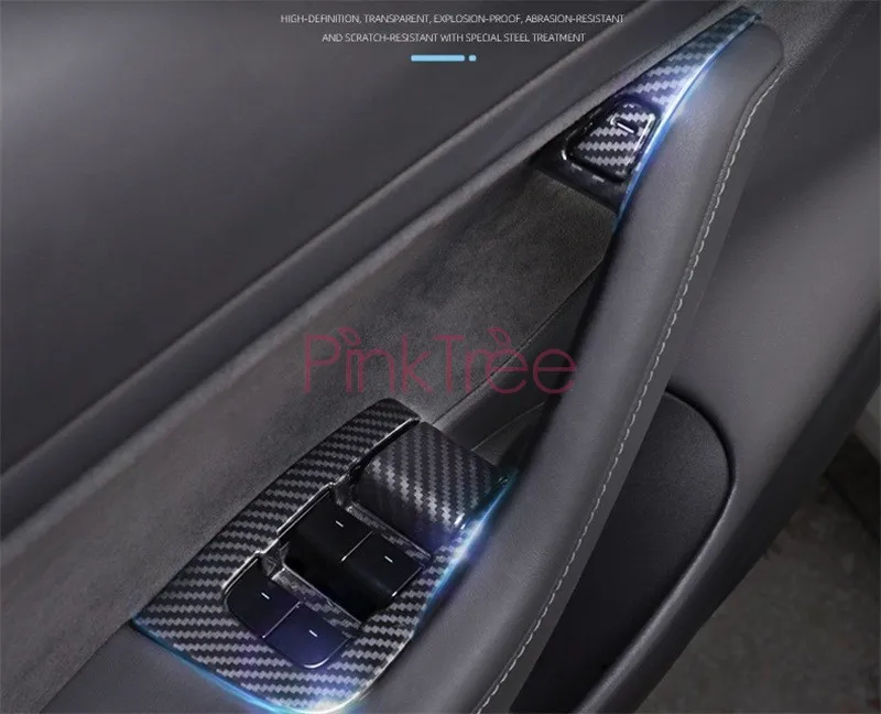 Для Tesla модель 3 интерьер окна стекло переключатель Крышка автомобиля Стайлинг тюнинг аксессуары